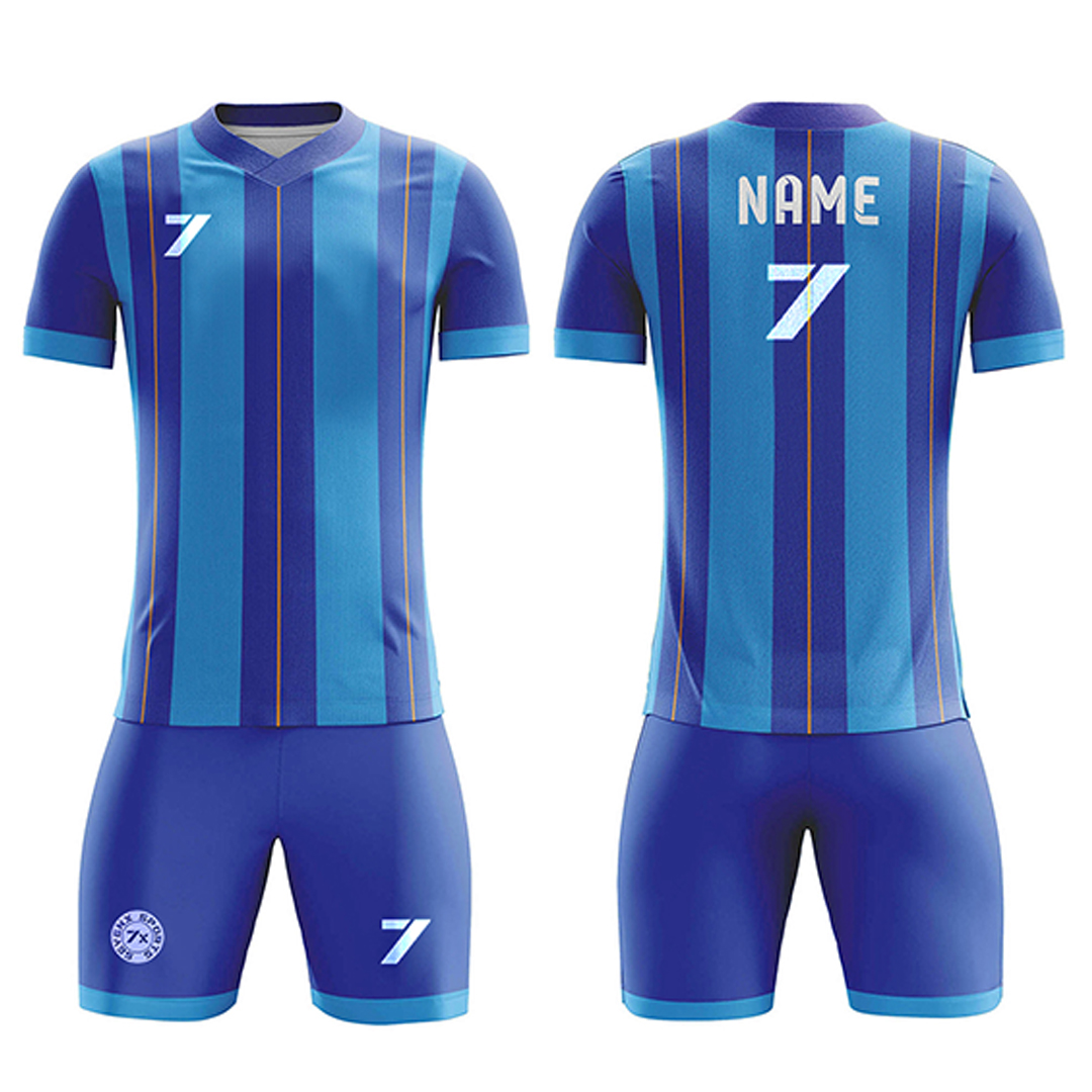 Authentic Soccer Sublimation Kit Blue