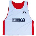 Lacrosse Women Pinnies White and Red