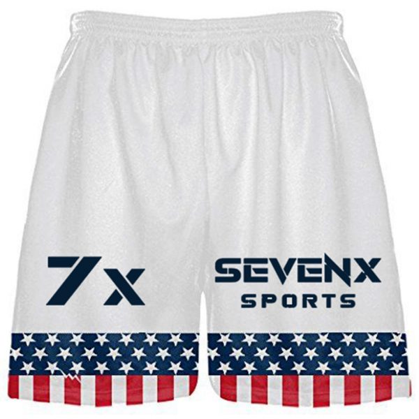 Lacrosse Men Shorts US flag Style