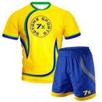Sharp Edge Volleyball Sports Kit Yellow Blue