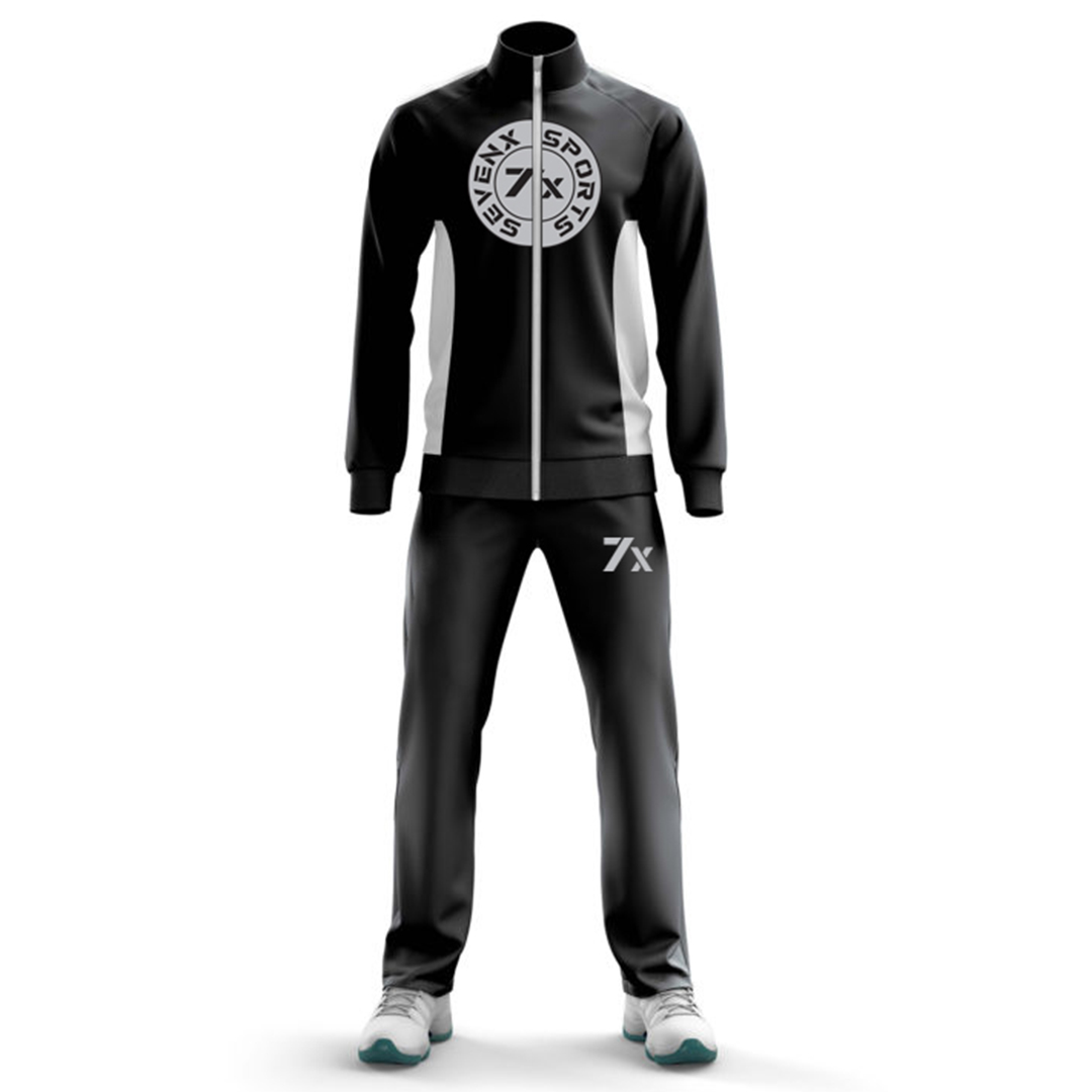 Casual Tracksuit Black and White